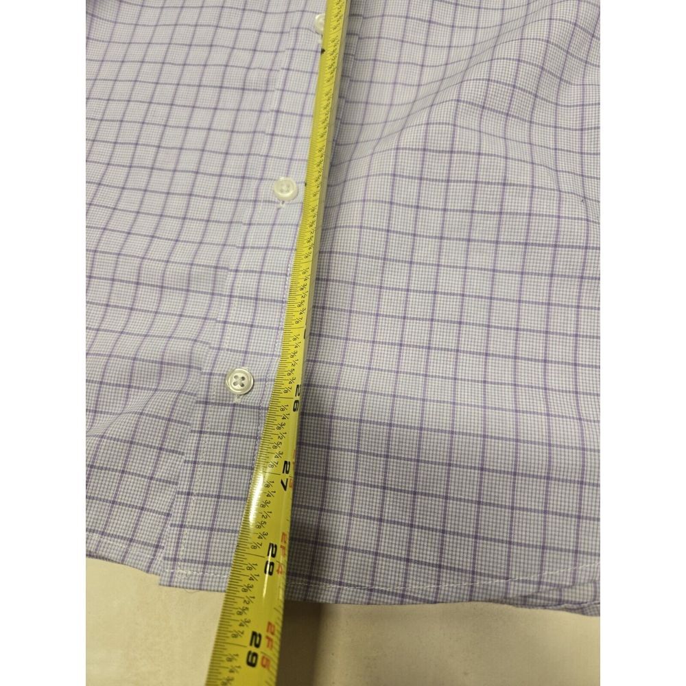 Lauren‎ Ralph Lauren Men's Size 18 Black Label Long Sleeve Button Up Purple - Picture 6 of 8